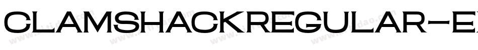 ClamShackRegular-Ex68字体转换