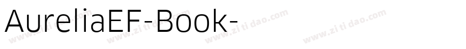 AureliaEF-Book字体转换