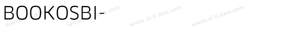 BOOKOSBI字体转换