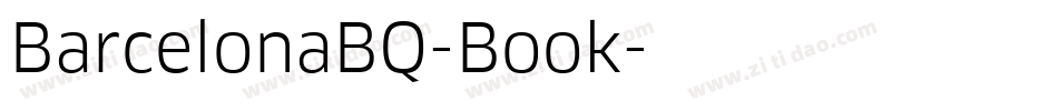 BarcelonaBQ-Book字体转换