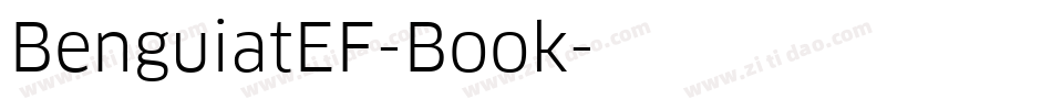 BenguiatEF-Book字体转换