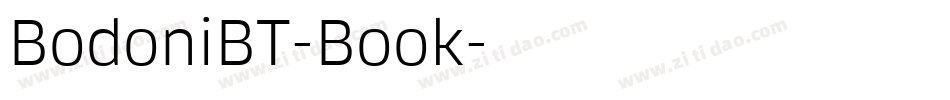 BodoniBT-Book字体转换
