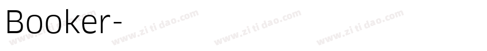 Booker字体转换