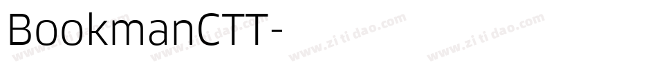 BookmanCTT字体转换