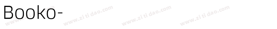 Booko字体转换
