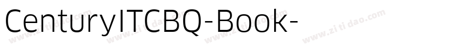 CenturyITCBQ-Book字体转换