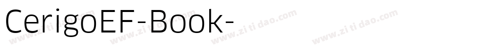 CerigoEF-Book字体转换