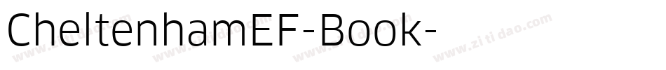CheltenhamEF-Book字体转换