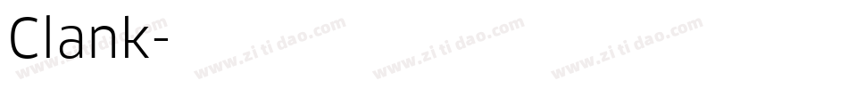 Clank字体转换