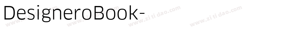DesigneroBook字体转换 DesigneroBook字体转换