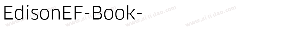 EdisonEF-Book字体转换