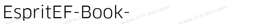 EspritEF-Book字体转换