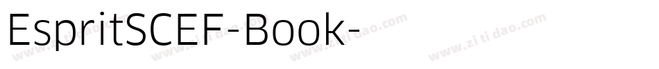 EspritSCEF-Book字体转换