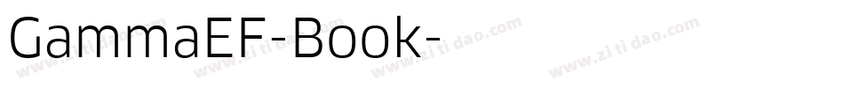 GammaEF-Book字体转换