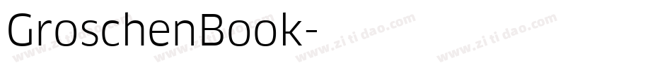 GroschenBook字体转换