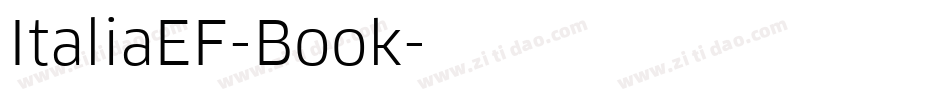 ItaliaEF-Book字体转换