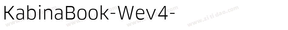 KabinaBook-Wev4字体转换