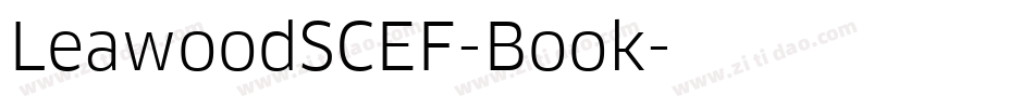 LeawoodSCEF-Book字体转换