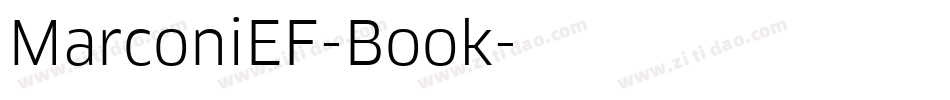 MarconiEF-Book字体转换