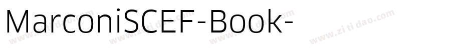MarconiSCEF-Book字体转换