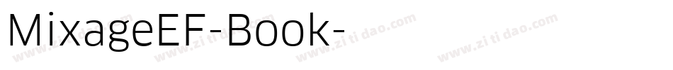 MixageEF-Book字体转换