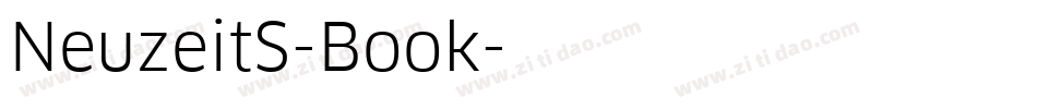 NeuzeitS-Book字体转换