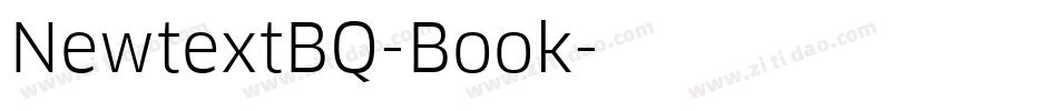 NewtextBQ-Book字体转换