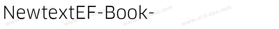 NewtextEF-Book字体转换