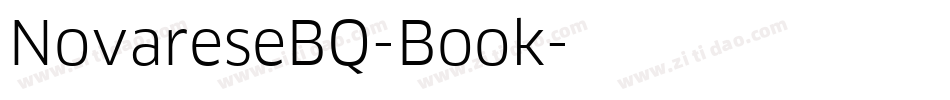 NovareseBQ-Book字体转换