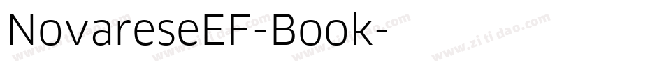 NovareseEF-Book字体转换