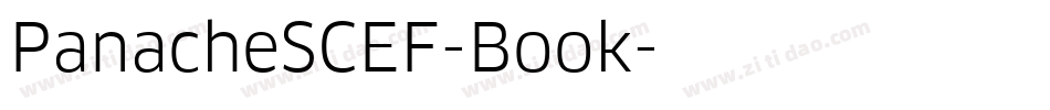 PanacheSCEF-Book字体转换