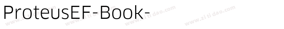 ProteusEF-Book字体转换