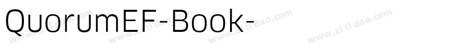 QuorumEF-Book字体转换 QuorumEF-Book字体转换