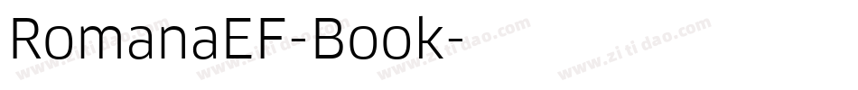 RomanaEF-Book字体转换
