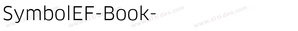 SymbolEF-Book字体转换