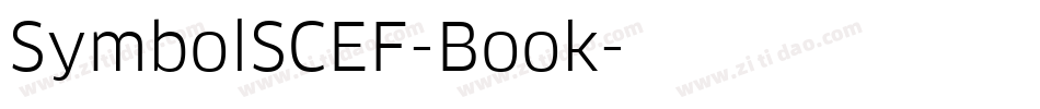 SymbolSCEF-Book字体转换