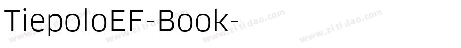 TiepoloEF-Book字体转换
