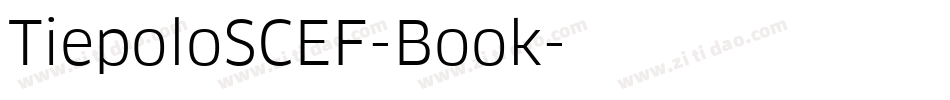 TiepoloSCEF-Book字体转换
