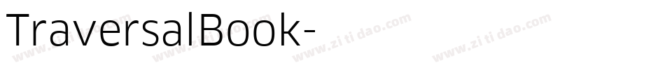 TraversalBook字体转换
