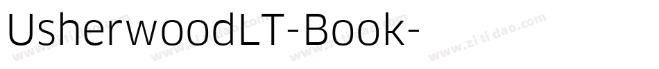 UsherwoodLT-Book字体转换