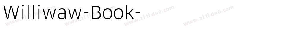 Williwaw-Book字体转换