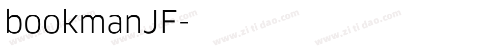 bookmanJF字体转换