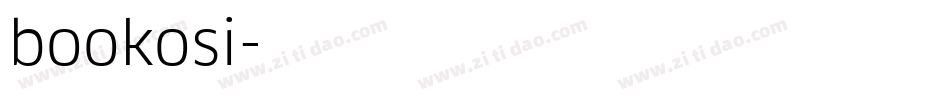 bookosi字体转换