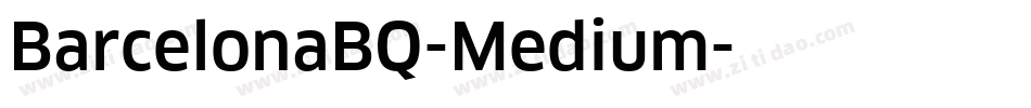 BarcelonaBQ-Medium字体转换