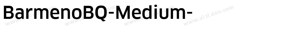 BarmenoBQ-Medium字体转换