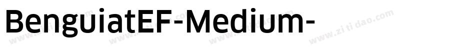 BenguiatEF-Medium字体转换