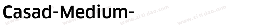 Casad-Medium字体转换