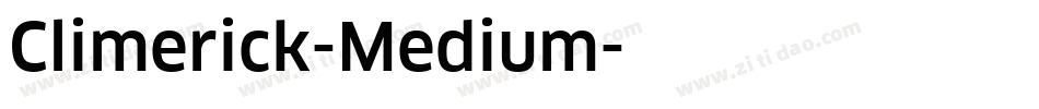 Climerick-Medium字体转换