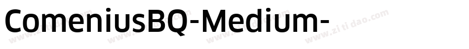 ComeniusBQ-Medium字体转换