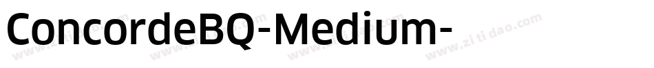 ConcordeBQ-Medium字体转换